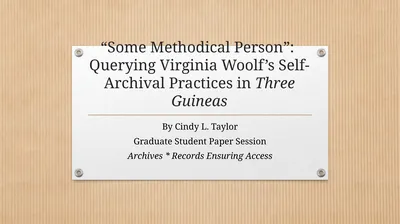 “Some Methodical Person”: Querying Virginia