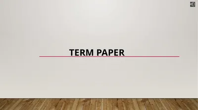 TERM PAPER CRITICAL ASSESSMENT OF LEGAL