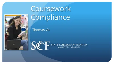 Thomas Vo Coursework Compliance What does