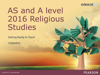 Getting Ready to Teach 15GBAR03 Agenda Suggested