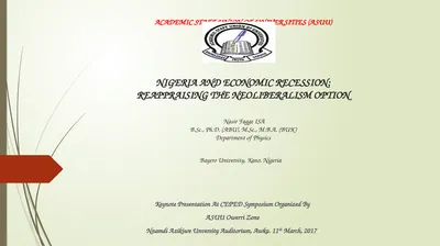 ACADEMIC STAFF UNION OF UNIVERSITIES (ASUU)