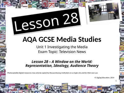AQA GCSE Media Studies Unit 1 Investigating the
