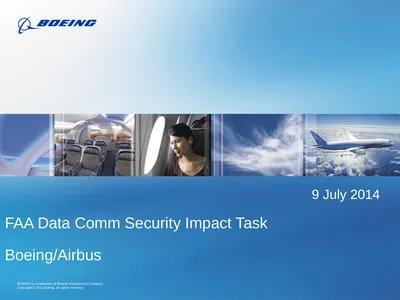 9 July 2014 FAA Data Comm Security Impact Task