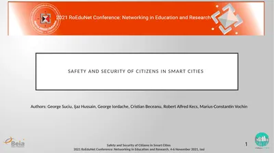 Safety and Security of Citizens in Smart Cities