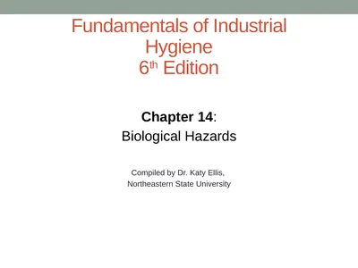 Fundamentals of Industrial Hygiene 6th Edition
