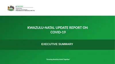 EXECUTIVE SUMMARY 1 ‘Growing KwaZulu-Natal