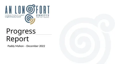 Progress Report Paddy Mahon – December 2022 A