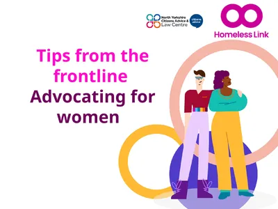 Tips from the frontline Advocating for women Why