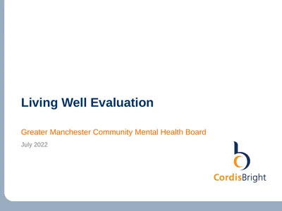 Living Well Evaluation Greater Manchester