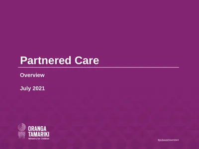 Partnered Care Overview July 2021 What is