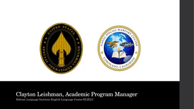 Clayton Leishman, Academic Program Manager Defense