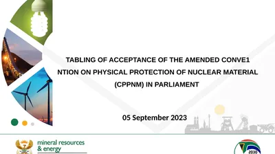 TABLING OF ACCEPTANCE OF THE AMENDED CONVE1NTION