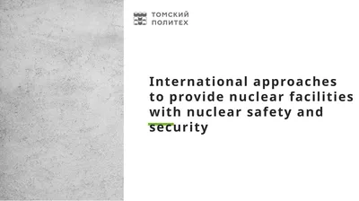 International approaches to provide nuclear
