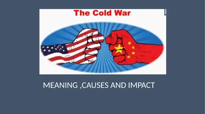 MEANING ,CAUSES AND IMPACT Meaning and definitions