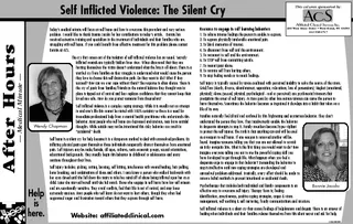 Self Inflicted Violence: The Silent Cry