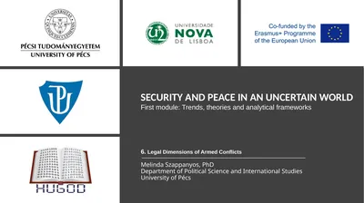 6. Legal Dimensions of Armed Conflicts Melinda