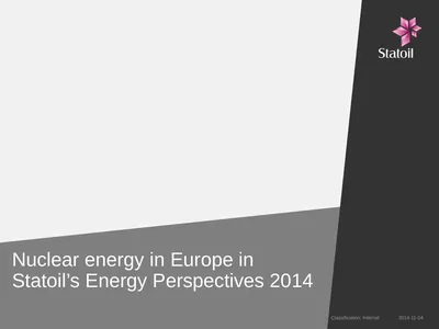 Nuclear energy in Europe in Statoil’s Energy
