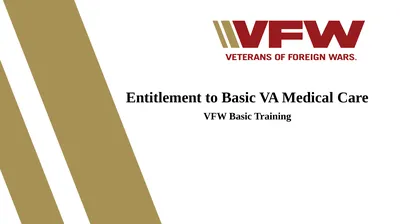 Entitlement to Basic VA Medical Care VFW Basic
