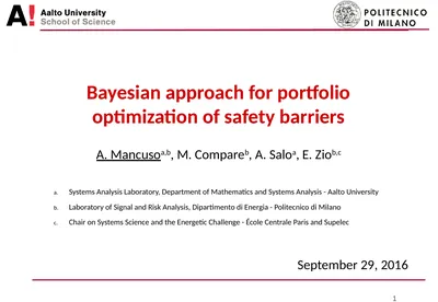 Bayesian approach for portfolio optimization of