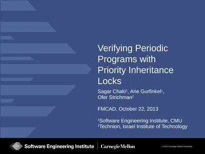 Verifying Periodic Programs with Priority