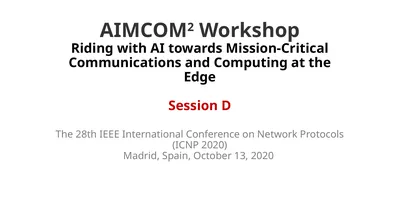 AIMCOM2 Workshop Riding with AI towards