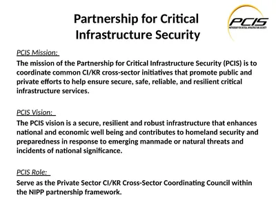 Partnership for Critical Infrastructure Security