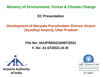 Development of Maryada Purushottam Shriram Airport