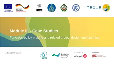 15 September 2022 Module III - Case Studies For