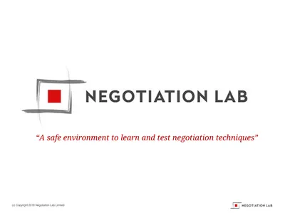 “A safe environment to learn and test negotiation