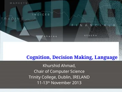 Cognition, Decision Making, Language Khurshid