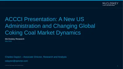 ACCCI Presentation: A New US Administration and