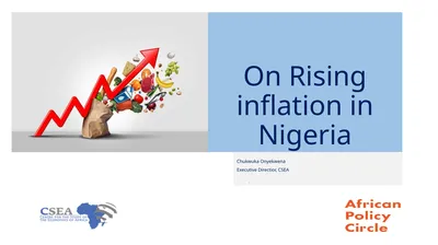 On Rising inflation in Nigeria Chukwuka Onyekwena