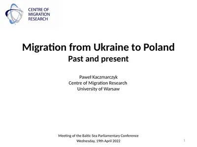 Migration from Ukraine to Poland Past and present