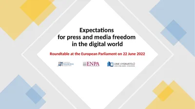 Expectations for press and media freedom in the