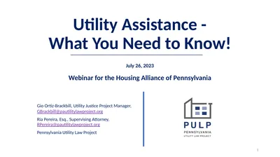 Utility Assistance - What You Need to Know! July