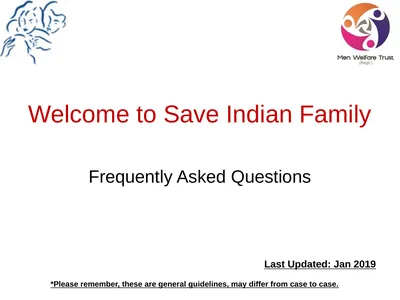 Welcome to Save Indian Family Frequently Asked