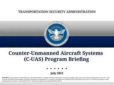 July 2021 Counter-Unmanned Aircraft Systems
