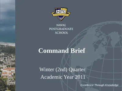 Command Brief Winter (2nd) Quarter Academic Year