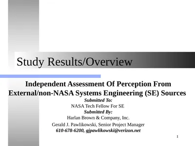 1 Study Results/Overview Independent Assessment Of