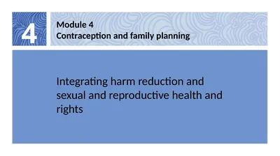 4 Module 4 Contraception and family planning