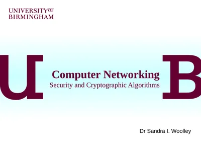 Computer Networking Security and Cryptographic