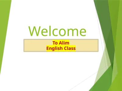To Alim English Class Welcome Dhap Satgara Baitul