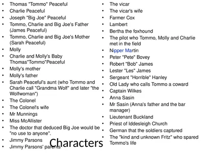 Characters Thomas 