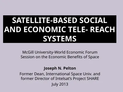 Satellite-Based Social and Economic Tele- Reach
