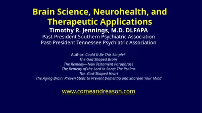 Brain Science, Neurohealth, and Therapeutic