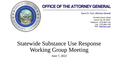 Statewide Substance Use Response Working Group