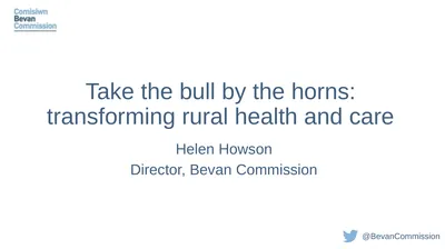 Take the bull by the horns: transforming rural