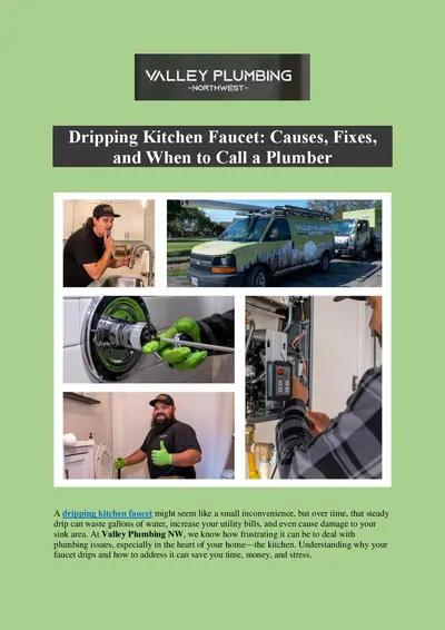 Dripping Kitchen Faucet: Causes, Fixes, and When to Call a Plumber