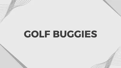 Golf buggies