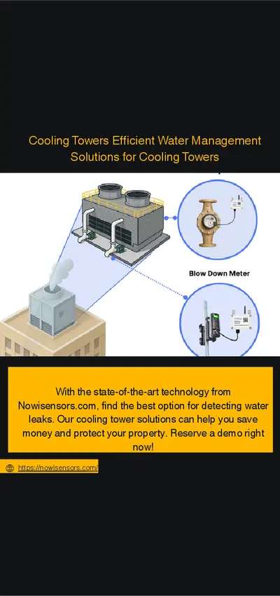 Cooling Towers Efficient Water Management Solutions for Cooling Towers